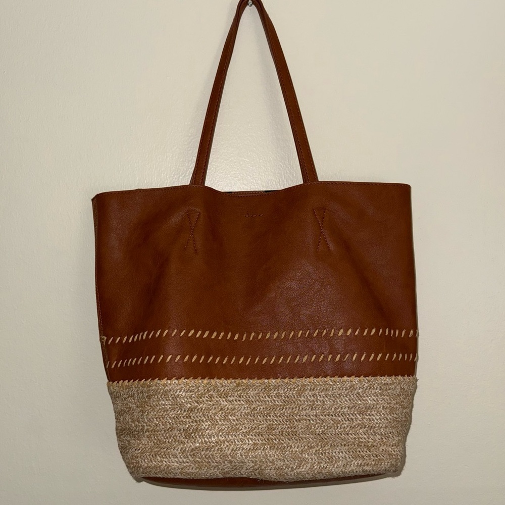 Splendid Brown Leather‎ Tote Bag